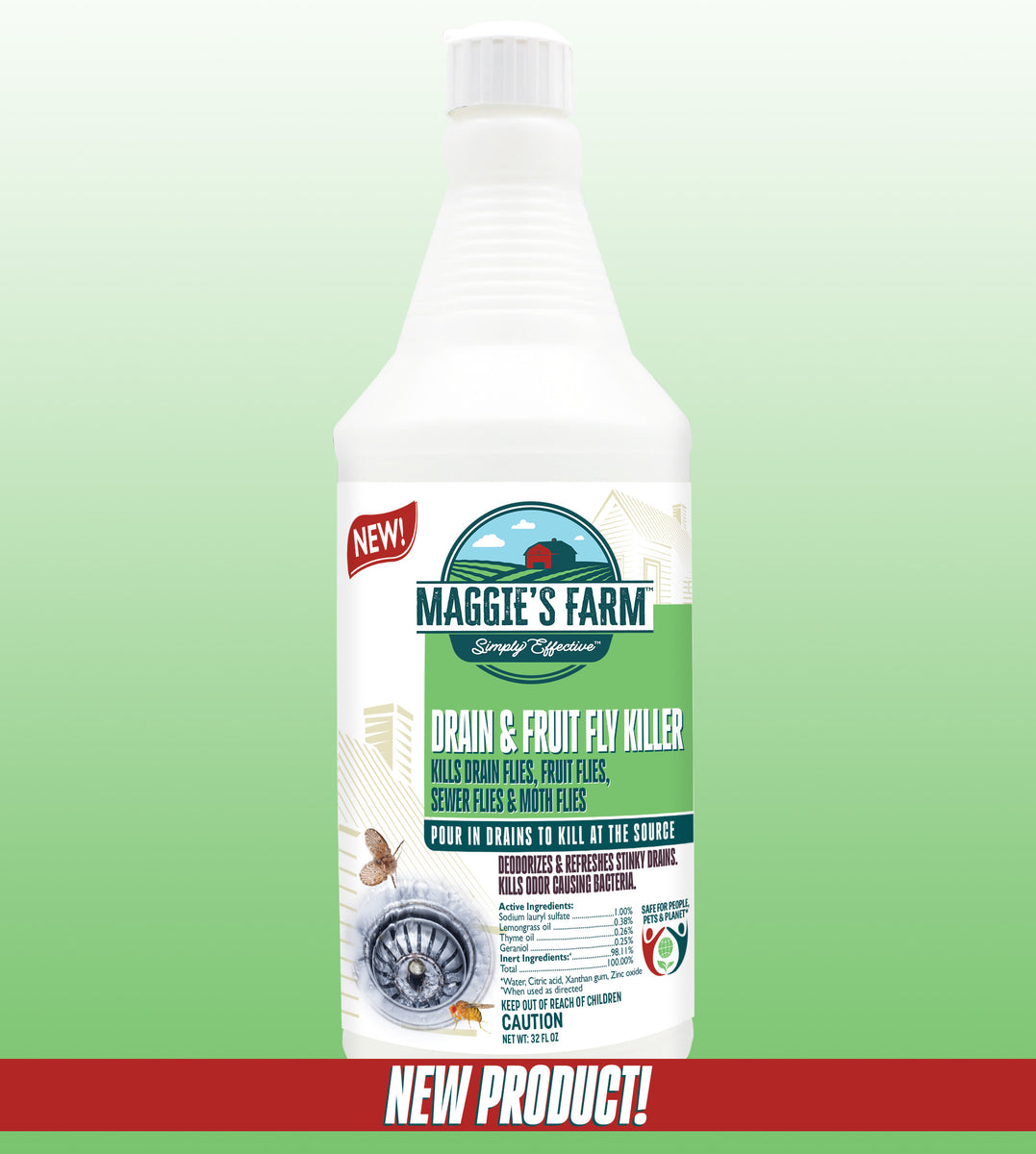 Drain & Fruit Fly Killer – Maggie's Farm Ltd