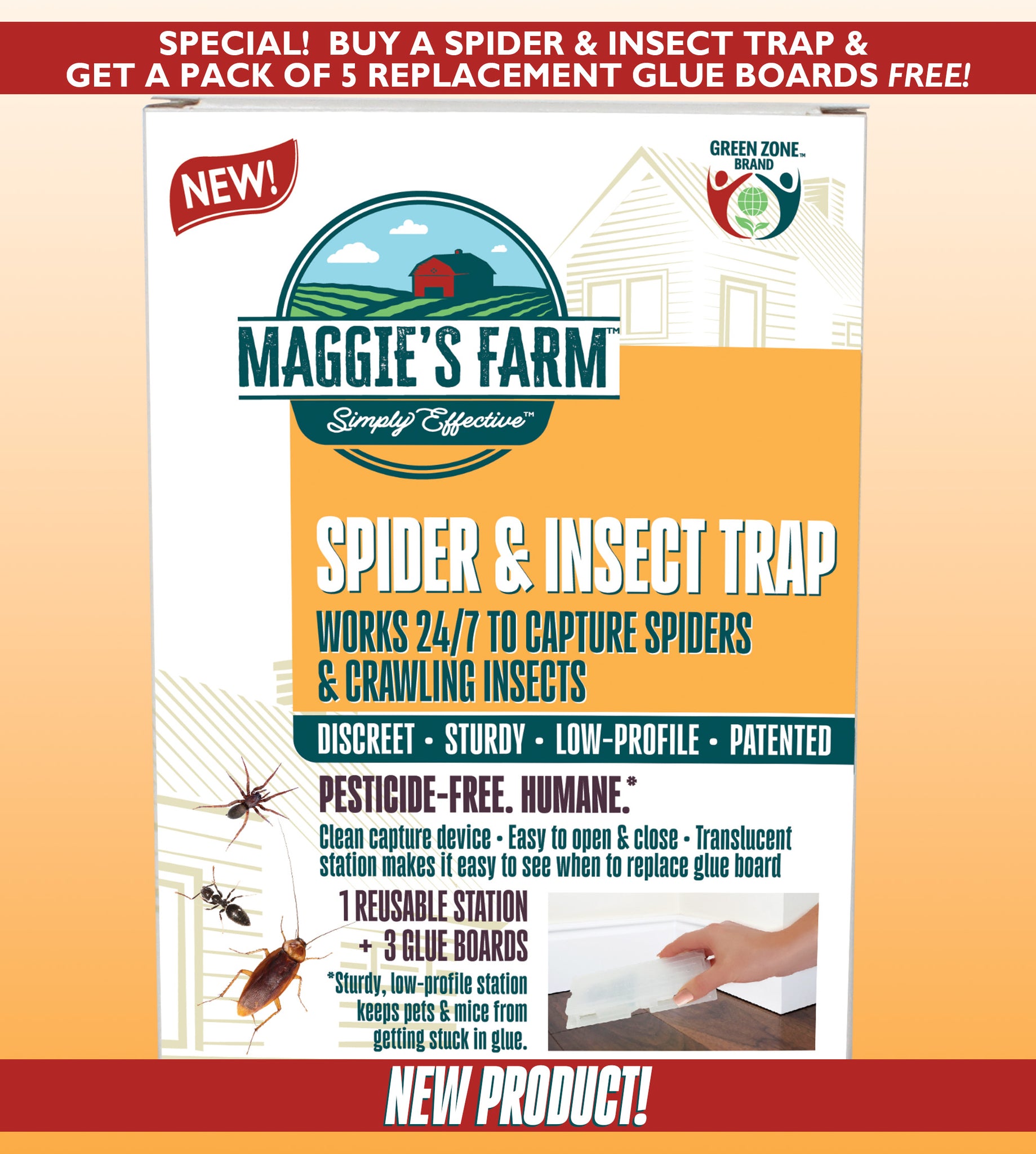 Spider & Insect Trap – Maggie's Farm Ltd