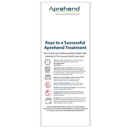 Aprehend® Post-Treatment Doorhangers (Pack of 30)