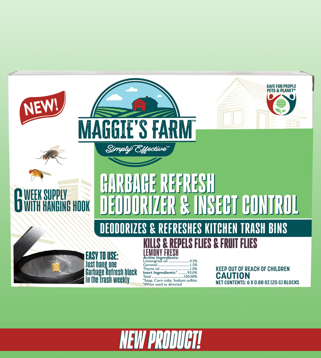 Garbage Refresh Deodorizer & Insect Control