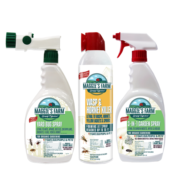 organic bug spray for herb garden Outdoor Yard & Garden Bug Control Bundle – Maggie's Farm Ltd